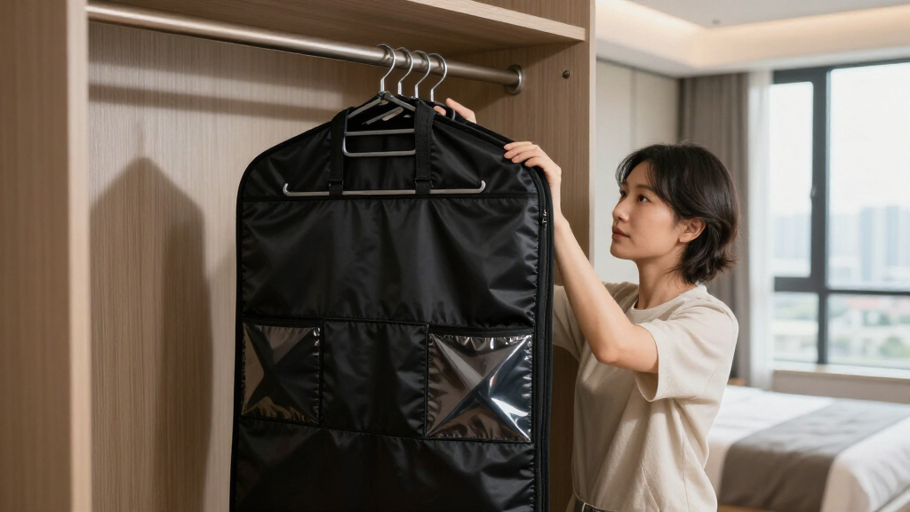 best garment bag with hanger slots
