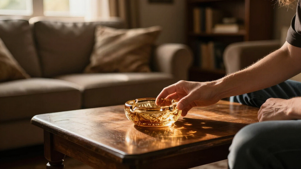 best vintage glass ashtrays