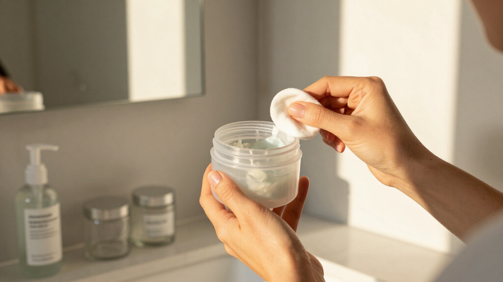 glycolic acid and salicylic acid pads