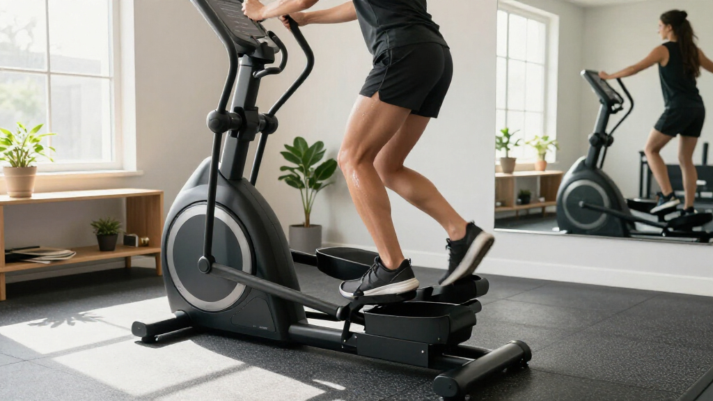 elliptical machine with incline