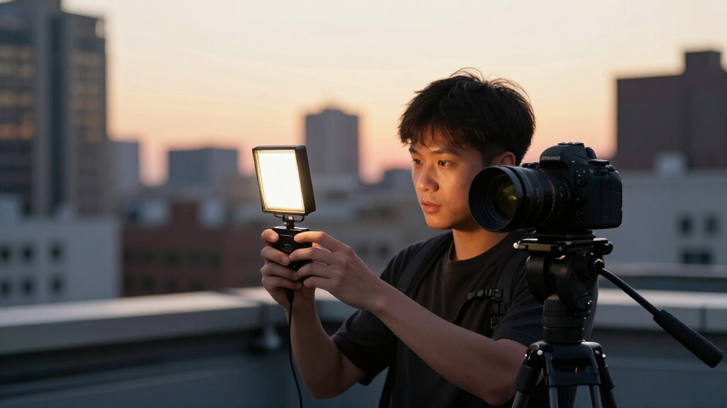 led video lights for filmmaking