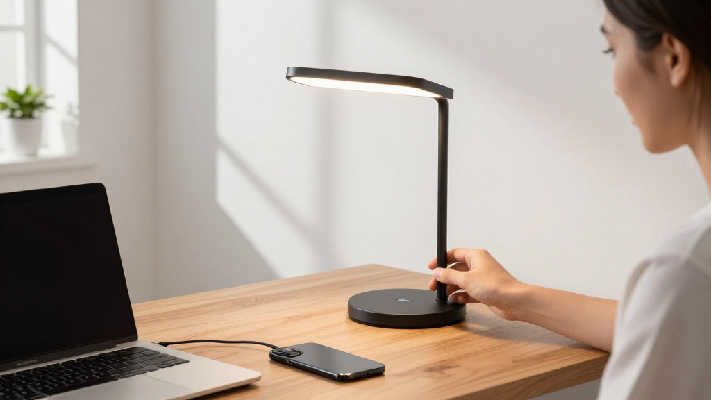 8 Best LED Desk Lamps With USB Charging Ports for Bright, Convenient Workspace Lighting