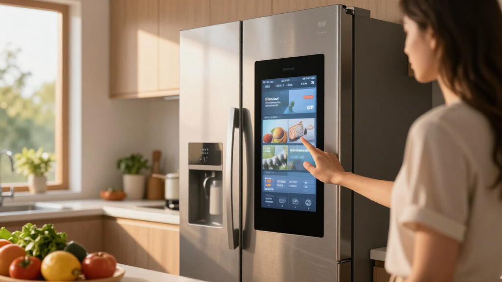 smart refrigerators with touch screens