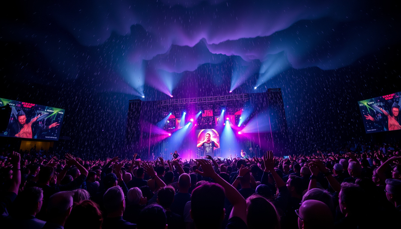 Hailstorm Disrupts Bad Bunny