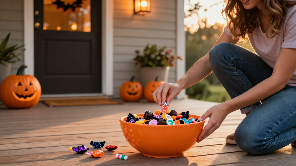 Halloween candy bowls