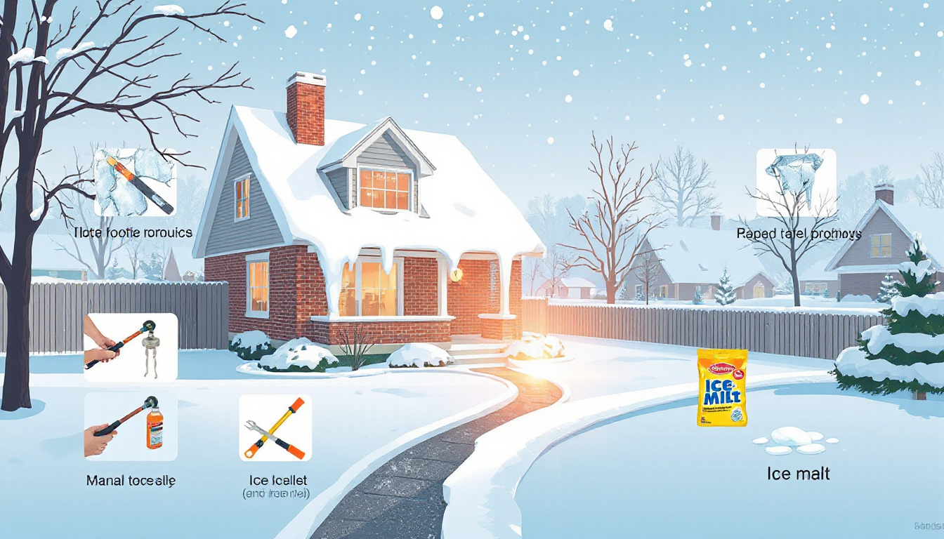 Mastering Winter: Effective Techniques to Remove Ice Buildup from Your Roof and Pathways