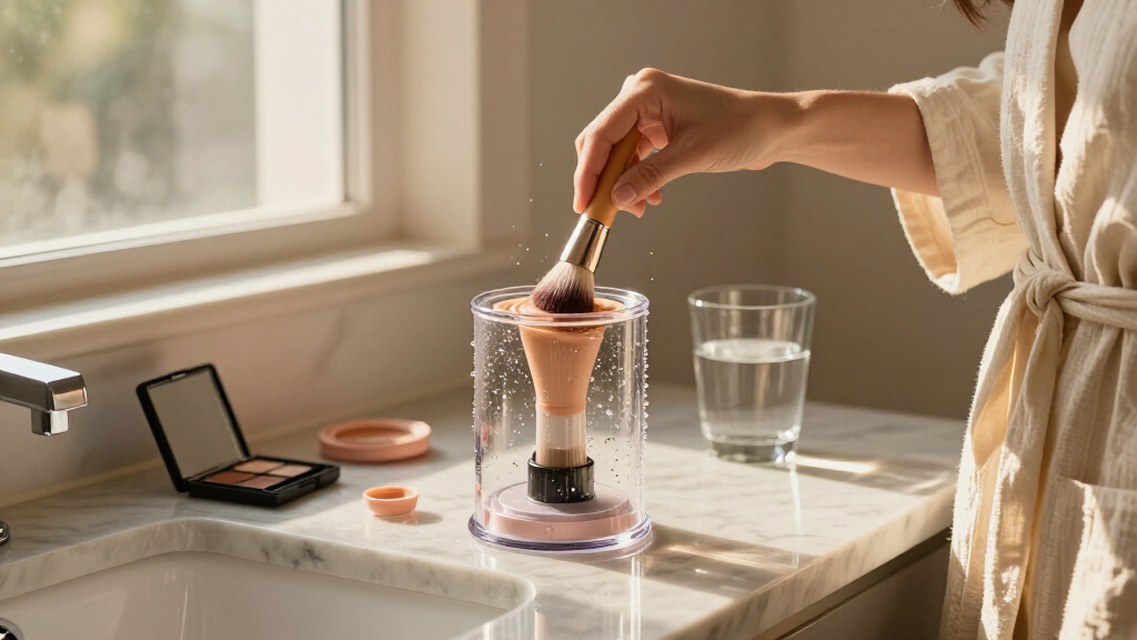 electric makeup brush cleaners