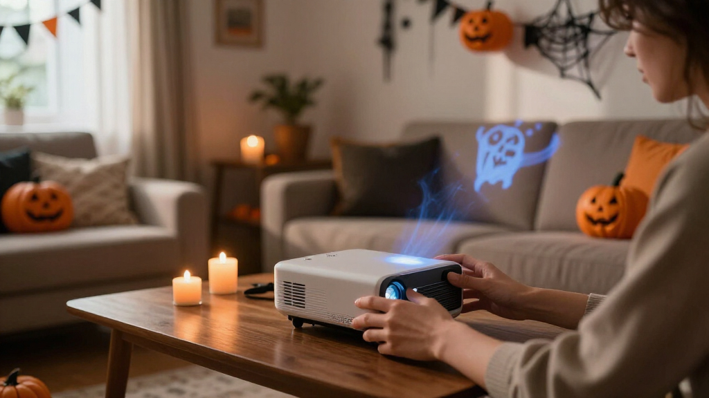 pico projector for halloween effects