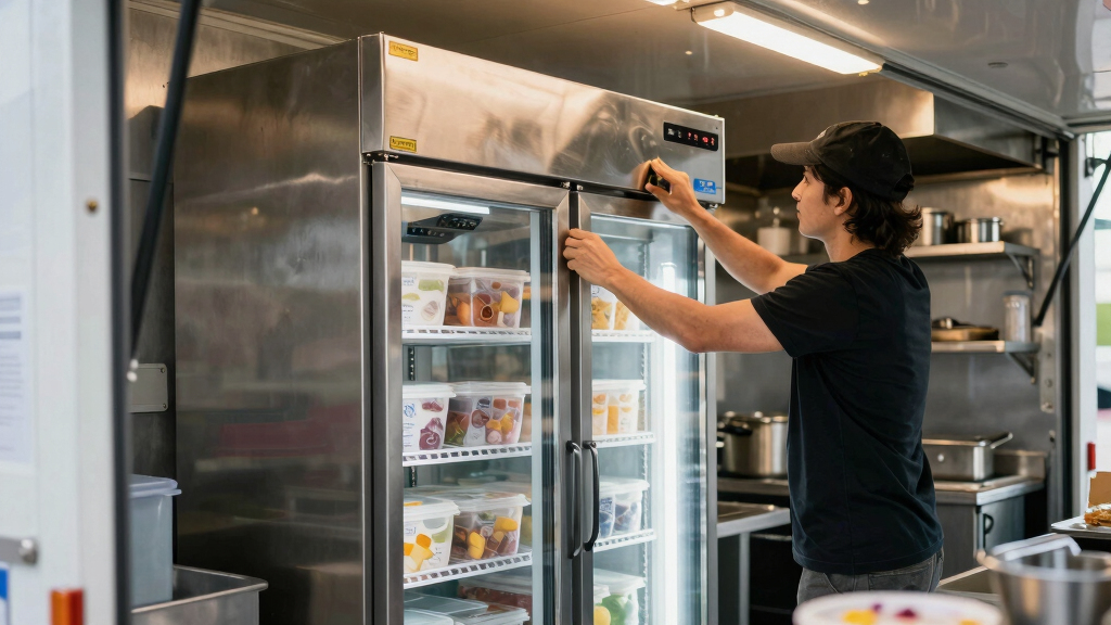 best upright commercial freezers for food trucks