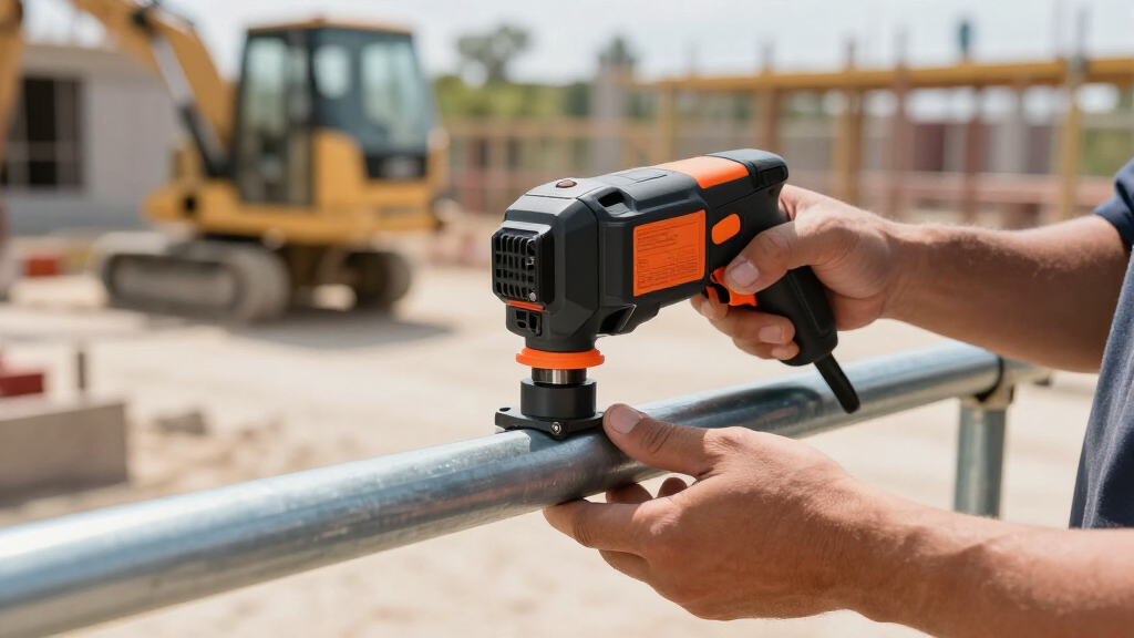 pipe laser alignment tool for construction layout