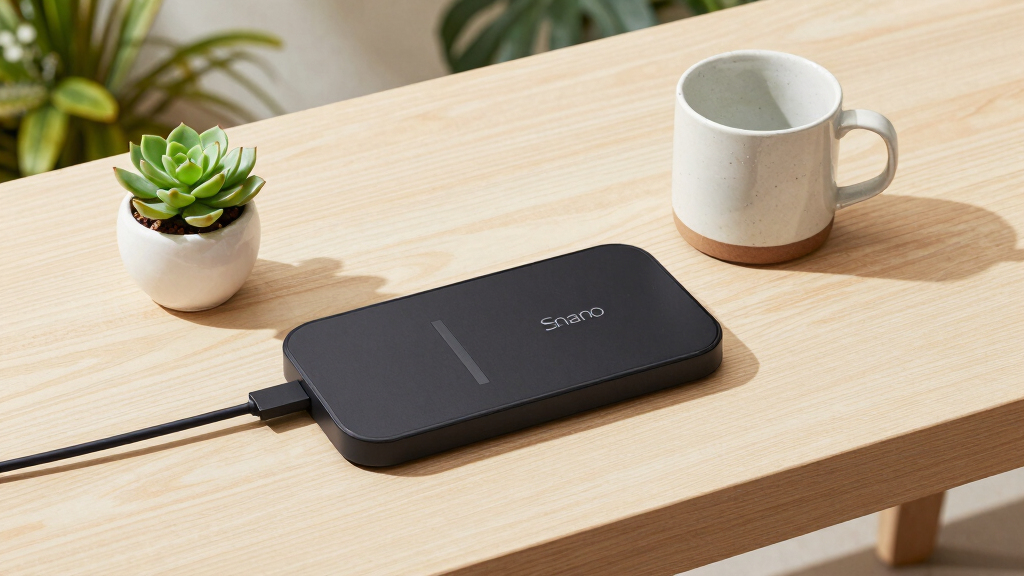wireless charging end tables for living room