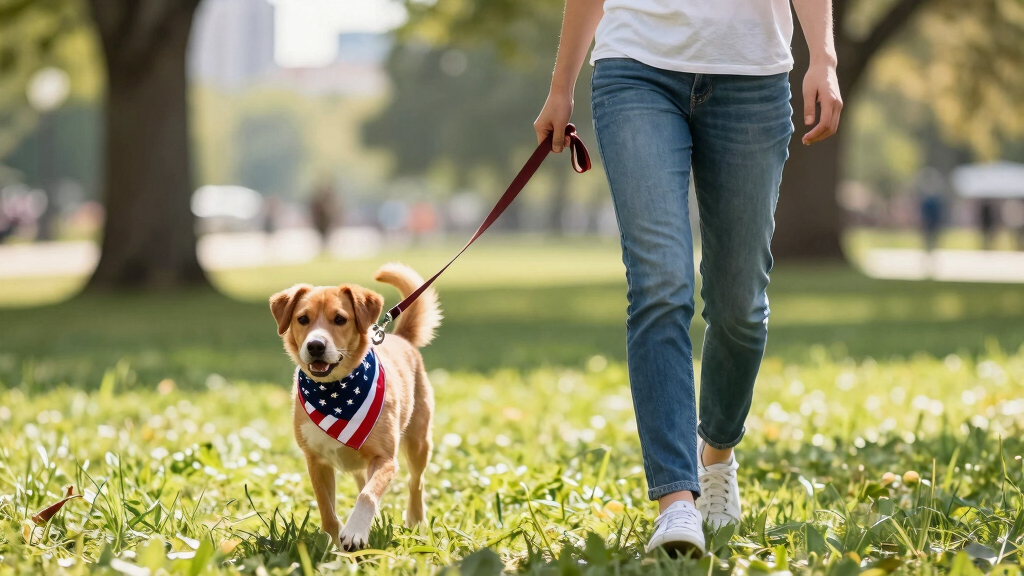 dog patriotic bandanas
