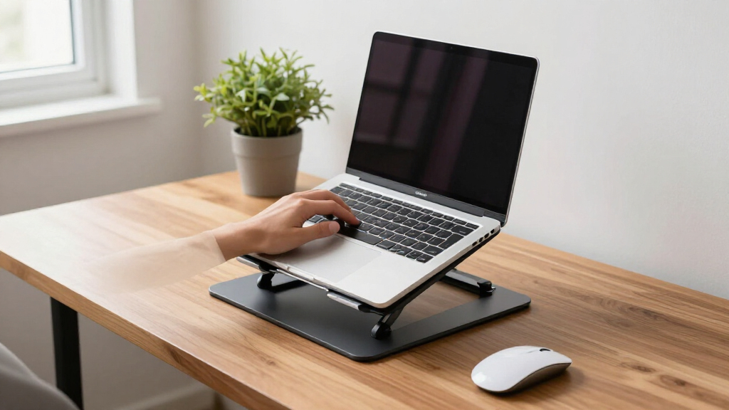 laptop stands for ergonomic workspace