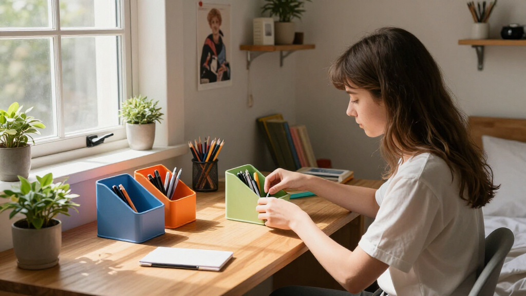 decorative desk organizers for students