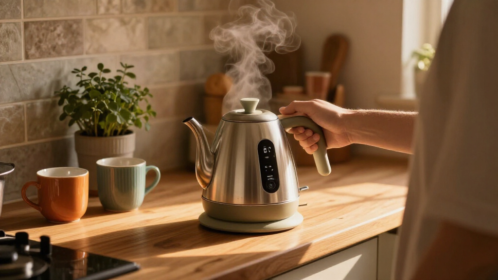 electric kettle with temperature control