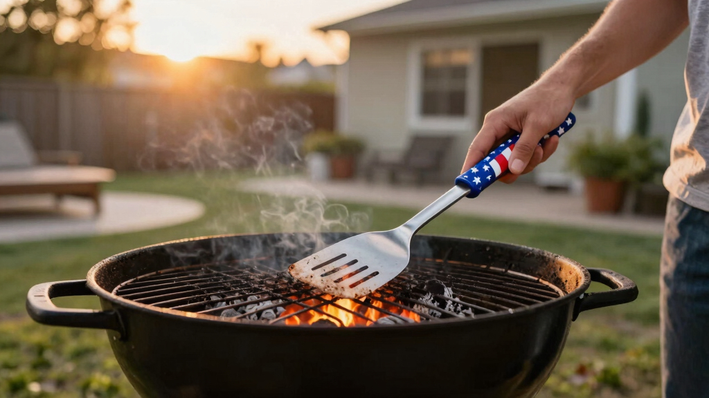 patriotic grilling tools