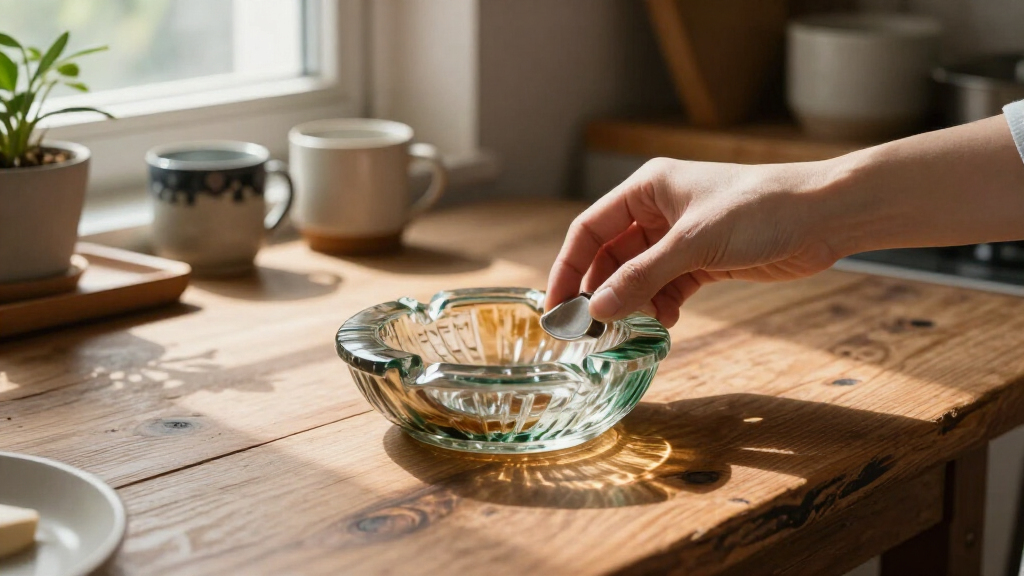 best vintage glass ashtrays