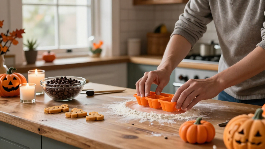 silicone Halloween baking molds