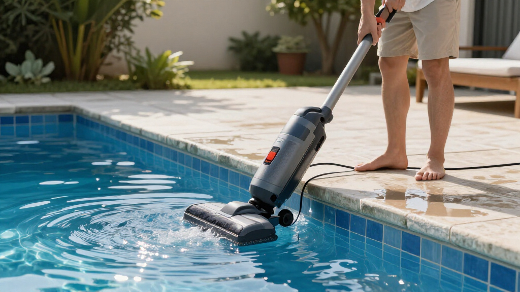 battery powered pool vacuum