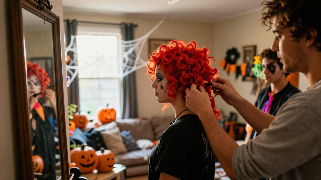 Halloween movie costume wigs