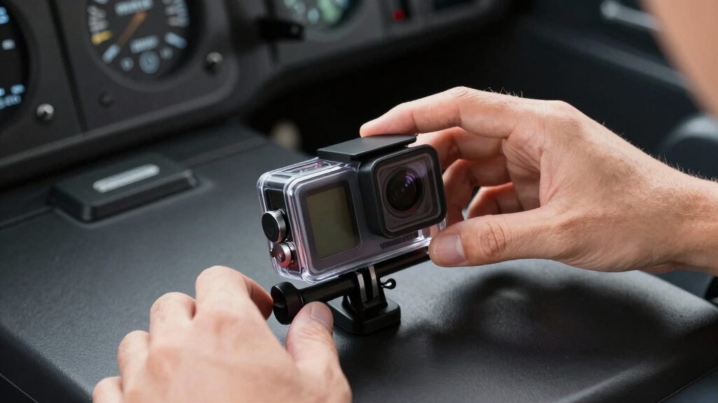 action camera for cockpit