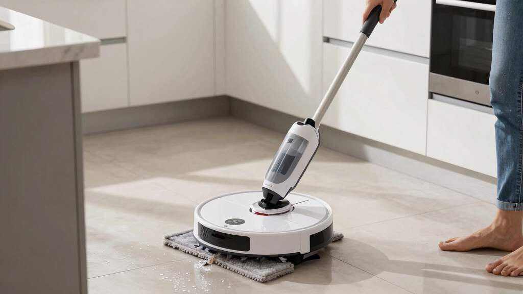 best robot vacuum with hot water mop washing