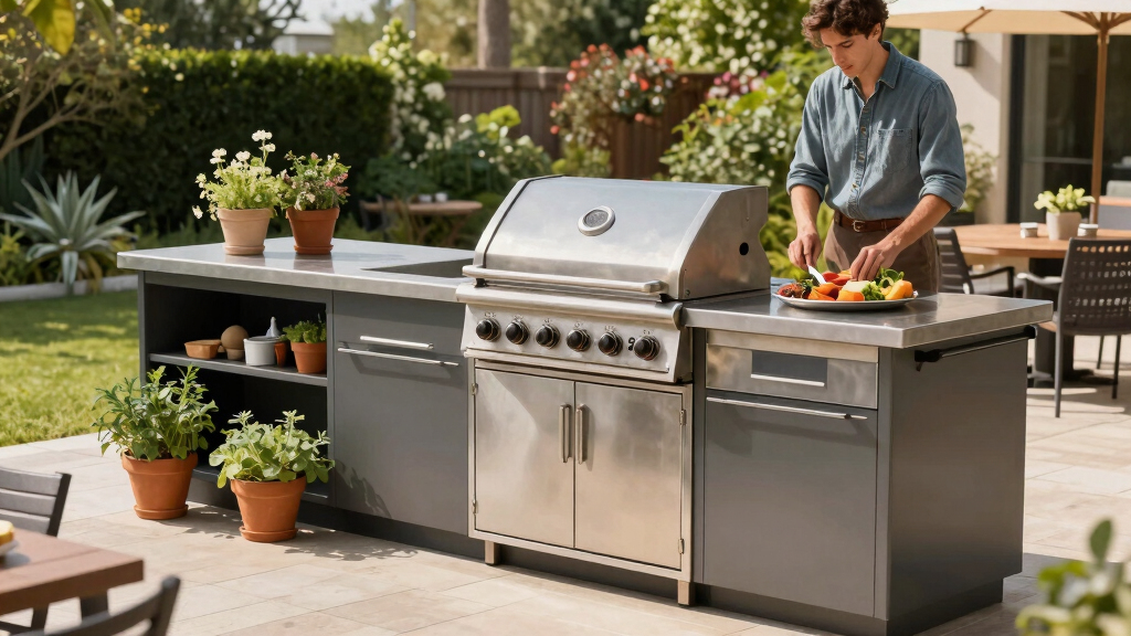 best outdoor kitchen island modular
