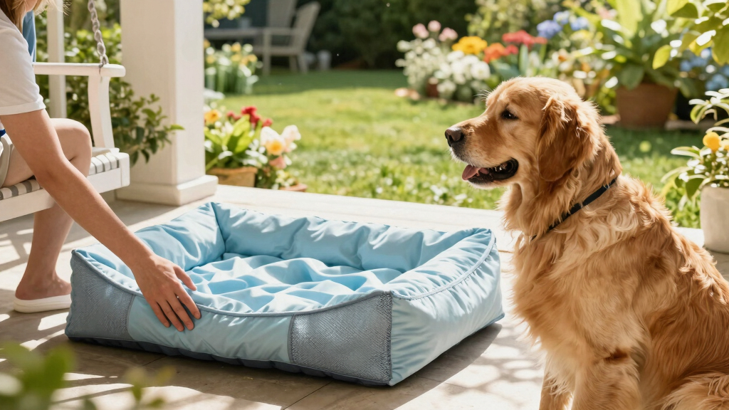 best cooling dog beds for summer