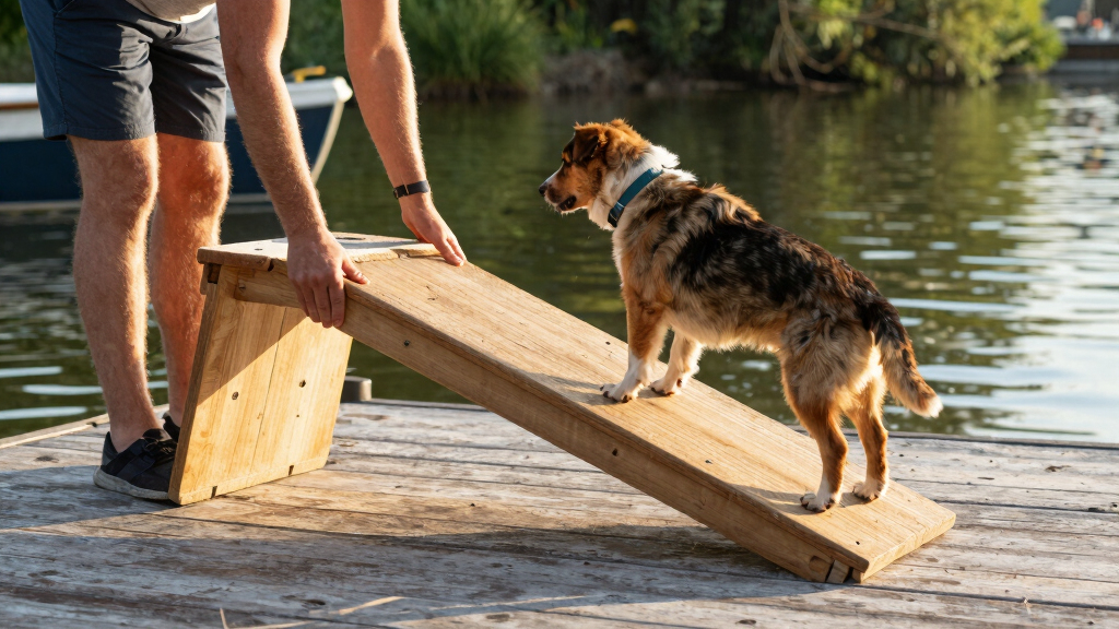 best floating dog ramp for boat and dock