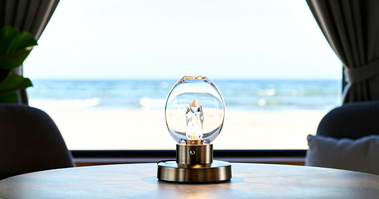 best luxury crystal lamp for meditation room
