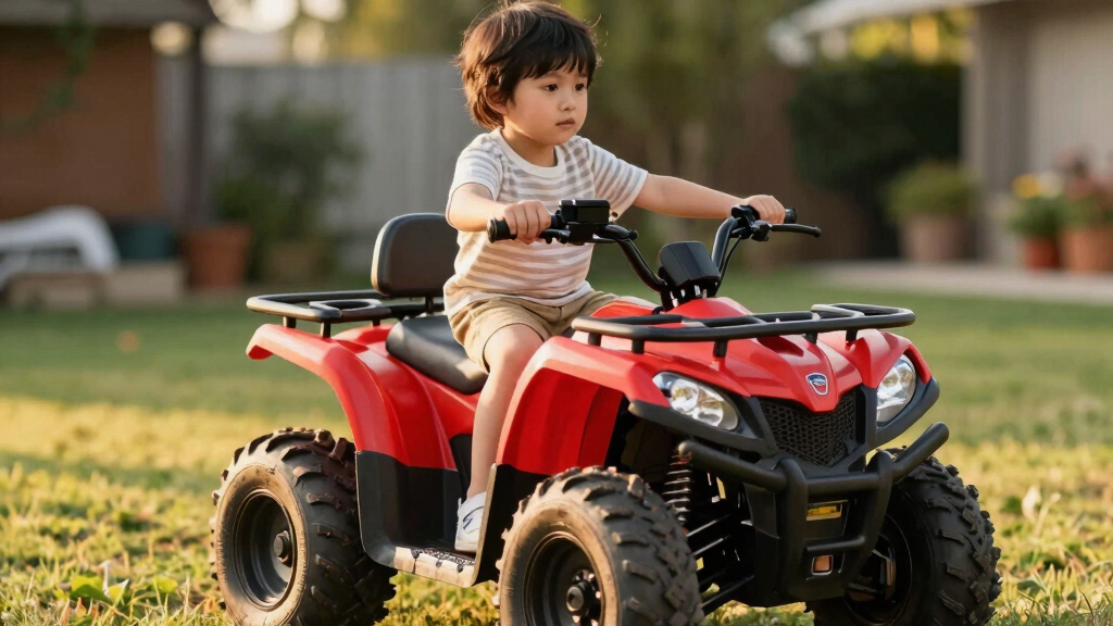 best 24v ride on atv with rubber tires