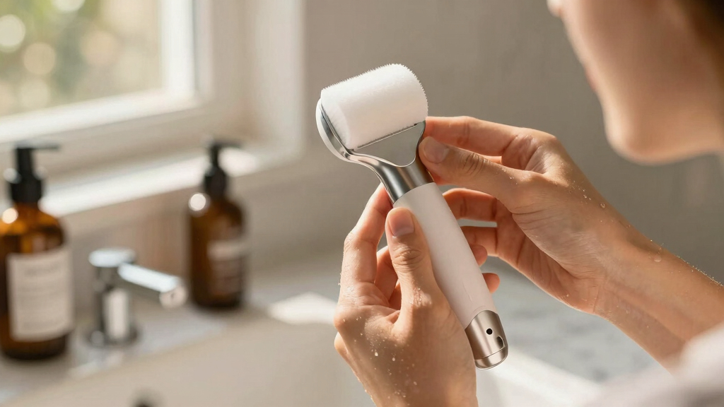 best led cleansing brush premium