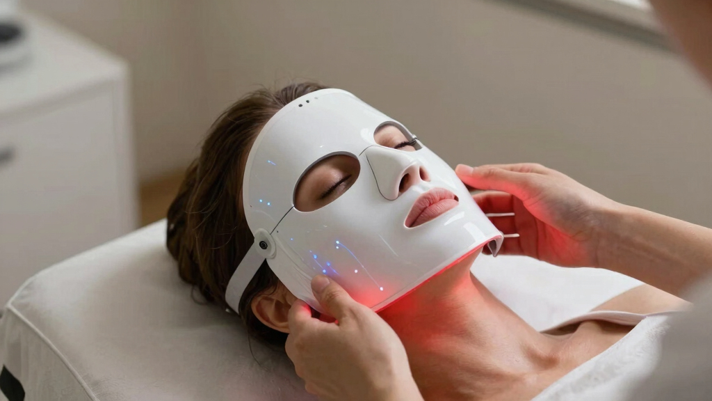 best LED mask with red and blue light
