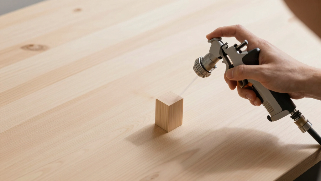best spray setup for small woodshop