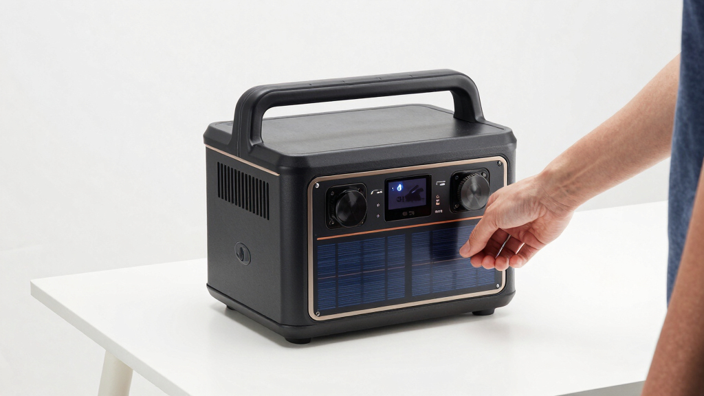 best portable power station with solar input