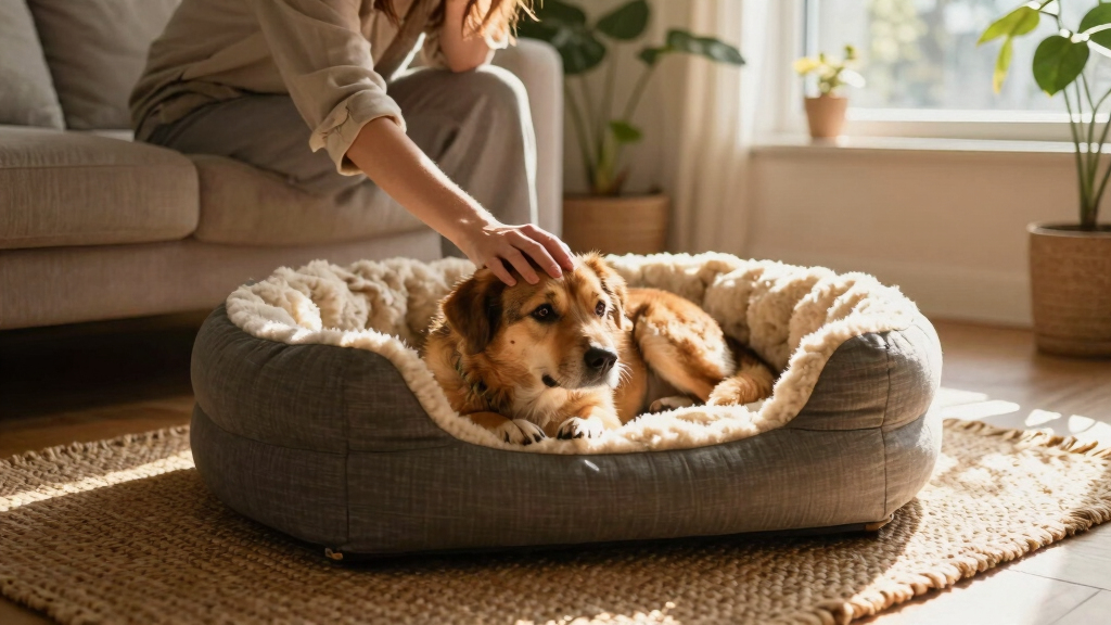 best cave dog bed for anxious dogs