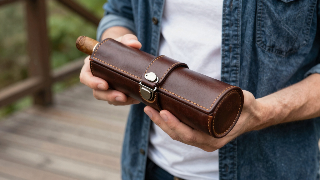 best leather cigar travel cases amazon