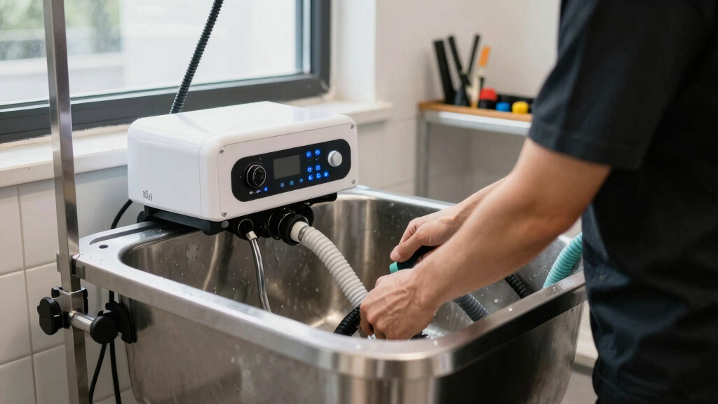 best dog bathing recirculation systems