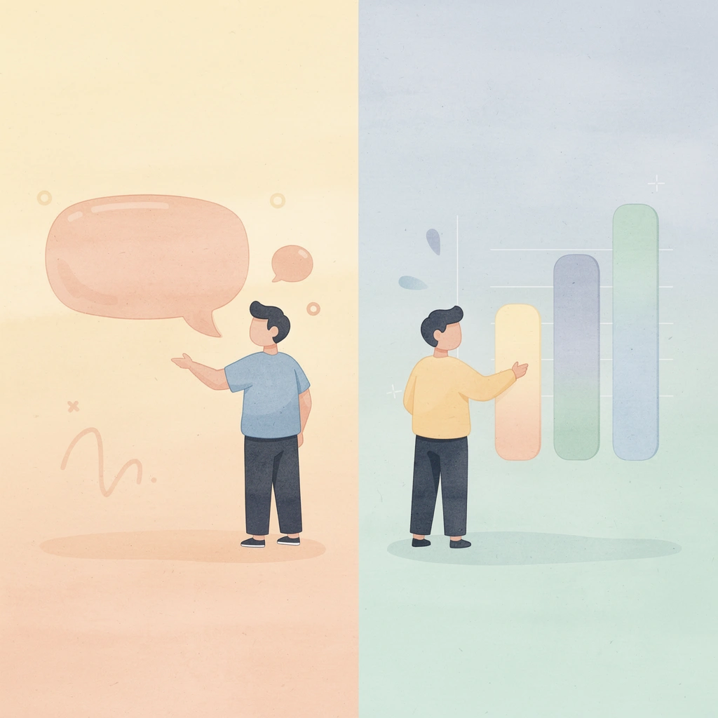 Split scene showing confusion versus clarity in tax planning