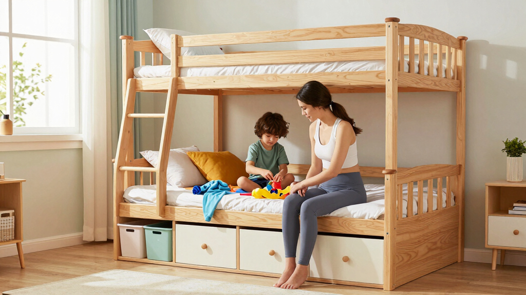 best bunk bed with storage for siblings