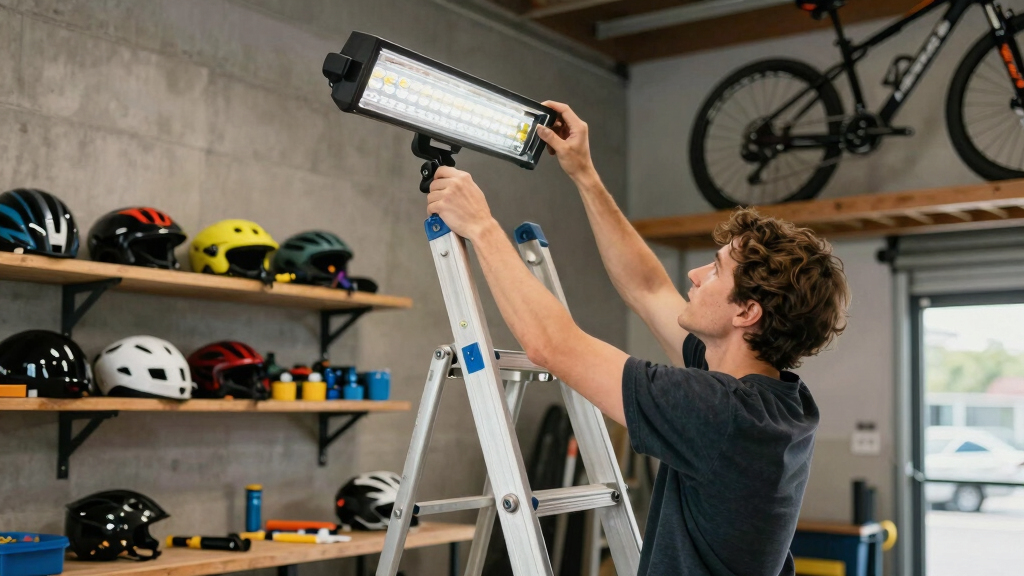 best shop lights for bike garages