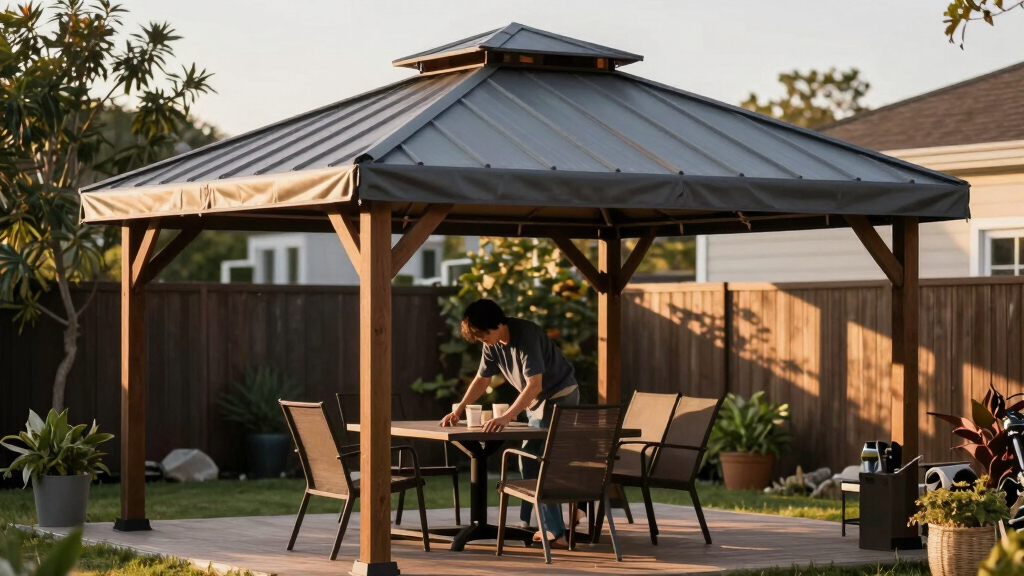 best hardtop gazebo for backyard hosting