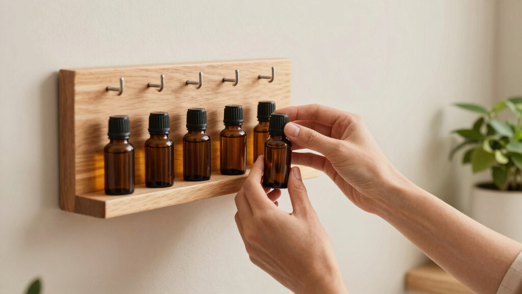 best essential oil wall organizer