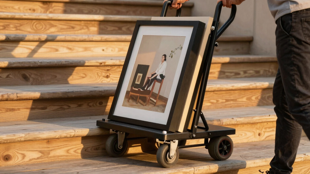 best stair climbing dolly for artwork transport