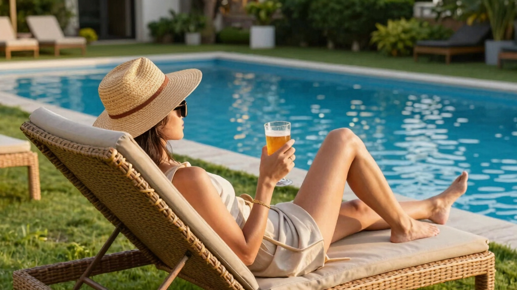 best pool loungers for resort-style yards
