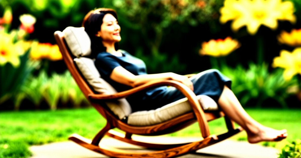outdoor rocking chair ergonomic