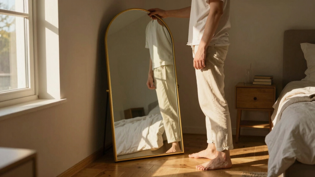 best full length arched mirror oversized