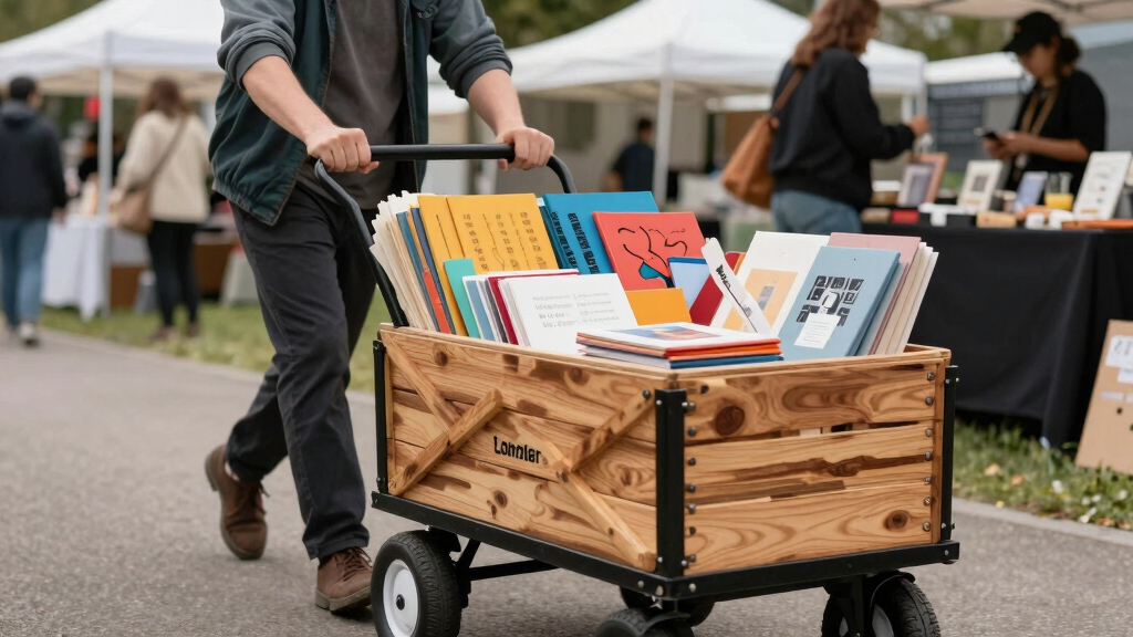best rolling wagon for craft fair setup
