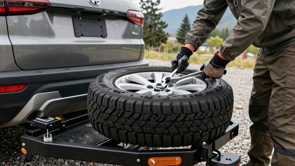 best hitch mounted spare tire carrier