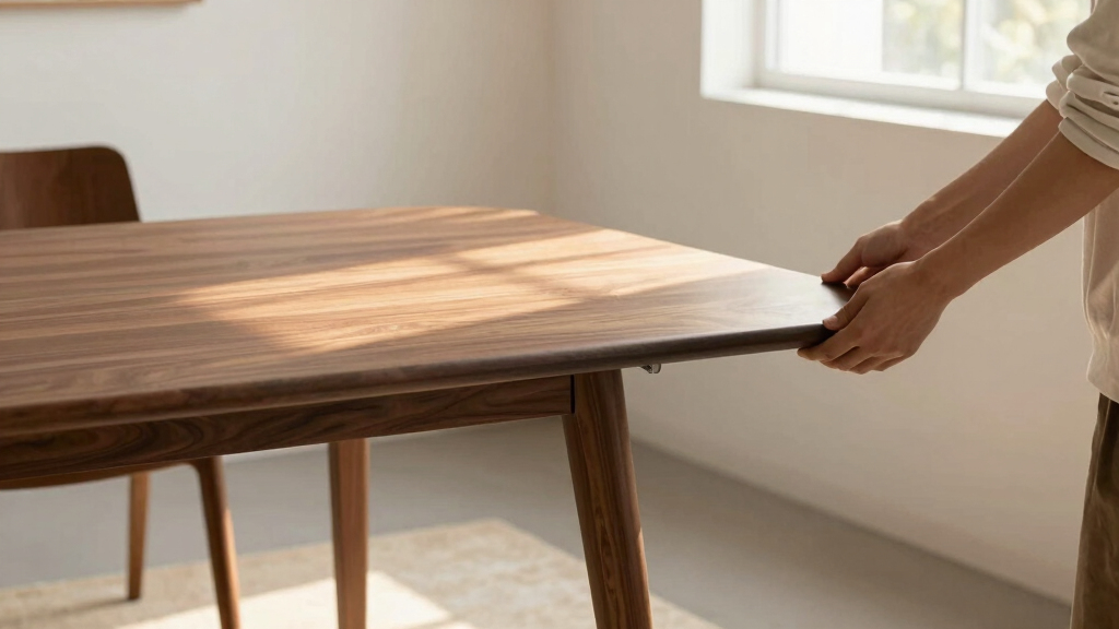 best extendable dining table for narrow room